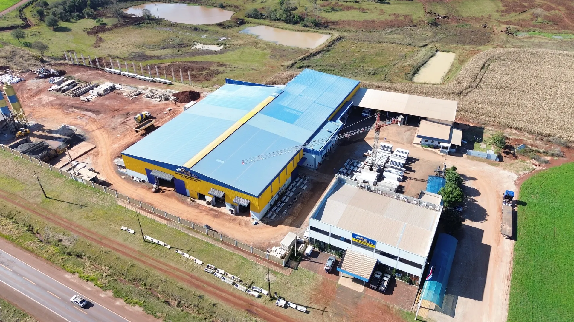 Planta industrial de R6 en Santa Rita, vista aerea